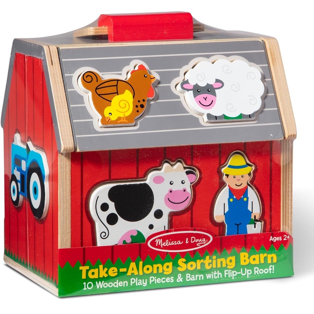 Melissa and Doug Barn Farm Animal Shape Sorter Toy Set
11 pc - Picture 5 of 6